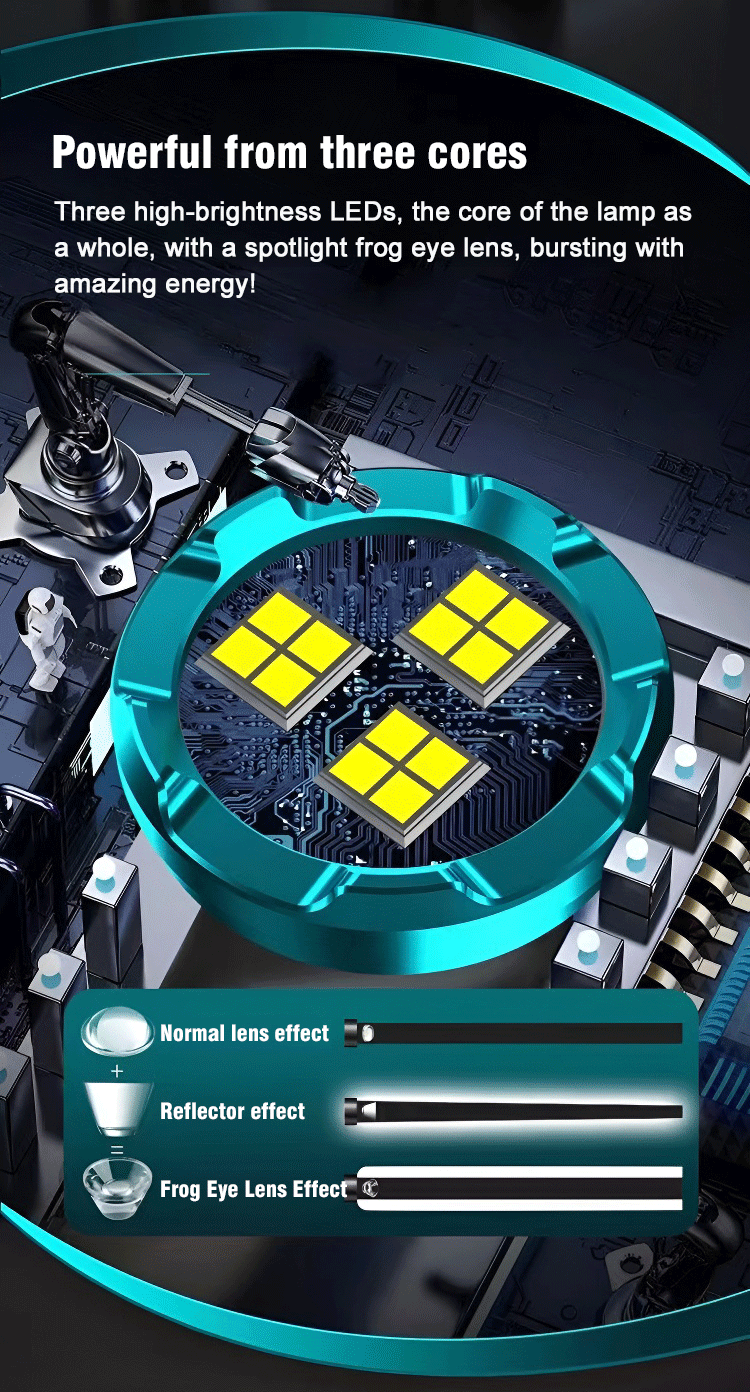 3 in 1 Thumb-Sized Flashlight Keychain + Powerbank