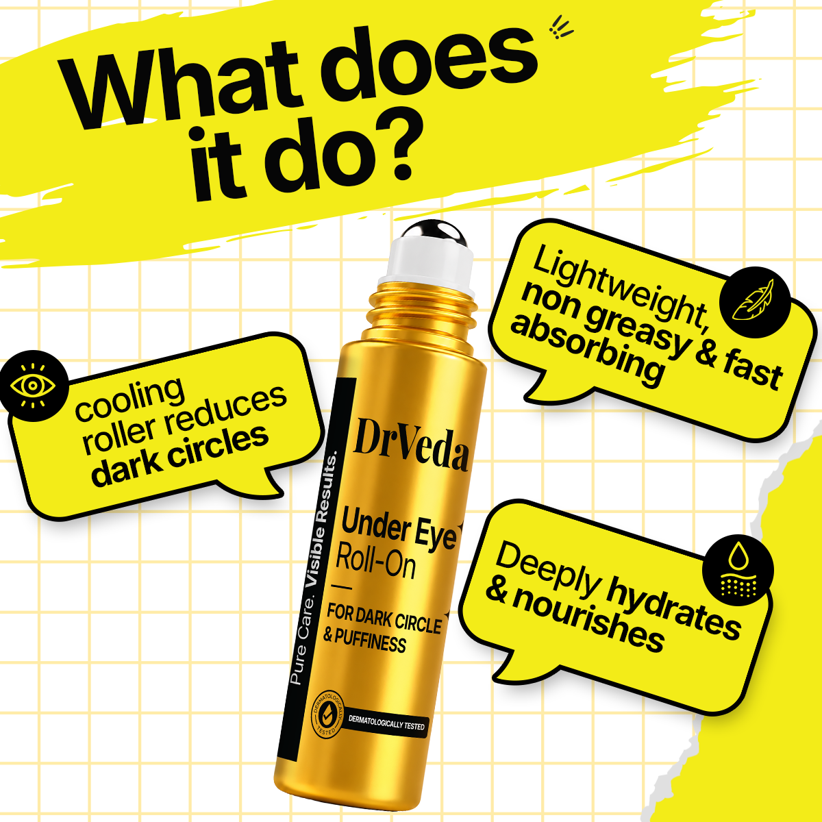 Under Eye Care Roll-On By Dr.Veda