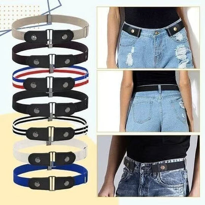 Unisex Buckle-free Invisible Elastic Waist Belts