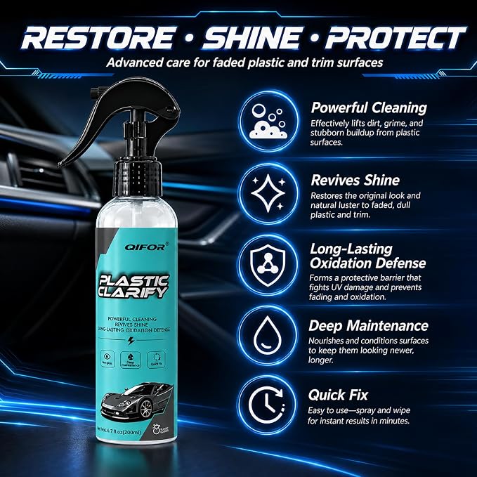 AutoRevive™ – Brings old plastic & rubber back to life