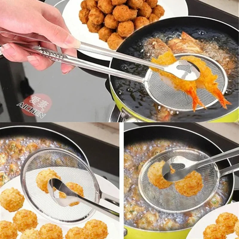 2 in 1 Frying Tong