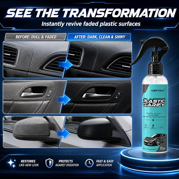 AutoRevive™ – Brings old plastic & rubber back to life