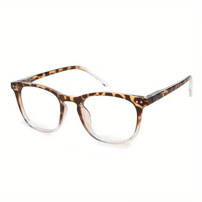 Unisex Leapord Color Changing Anti Blue light presbyopia glasses