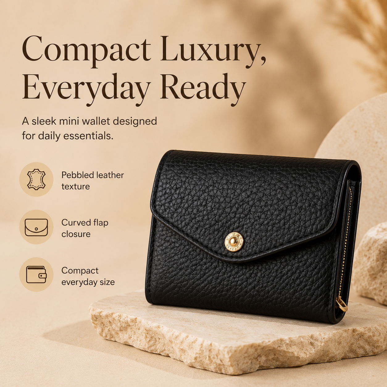 Charm-Fold Women’s Mini Wallet