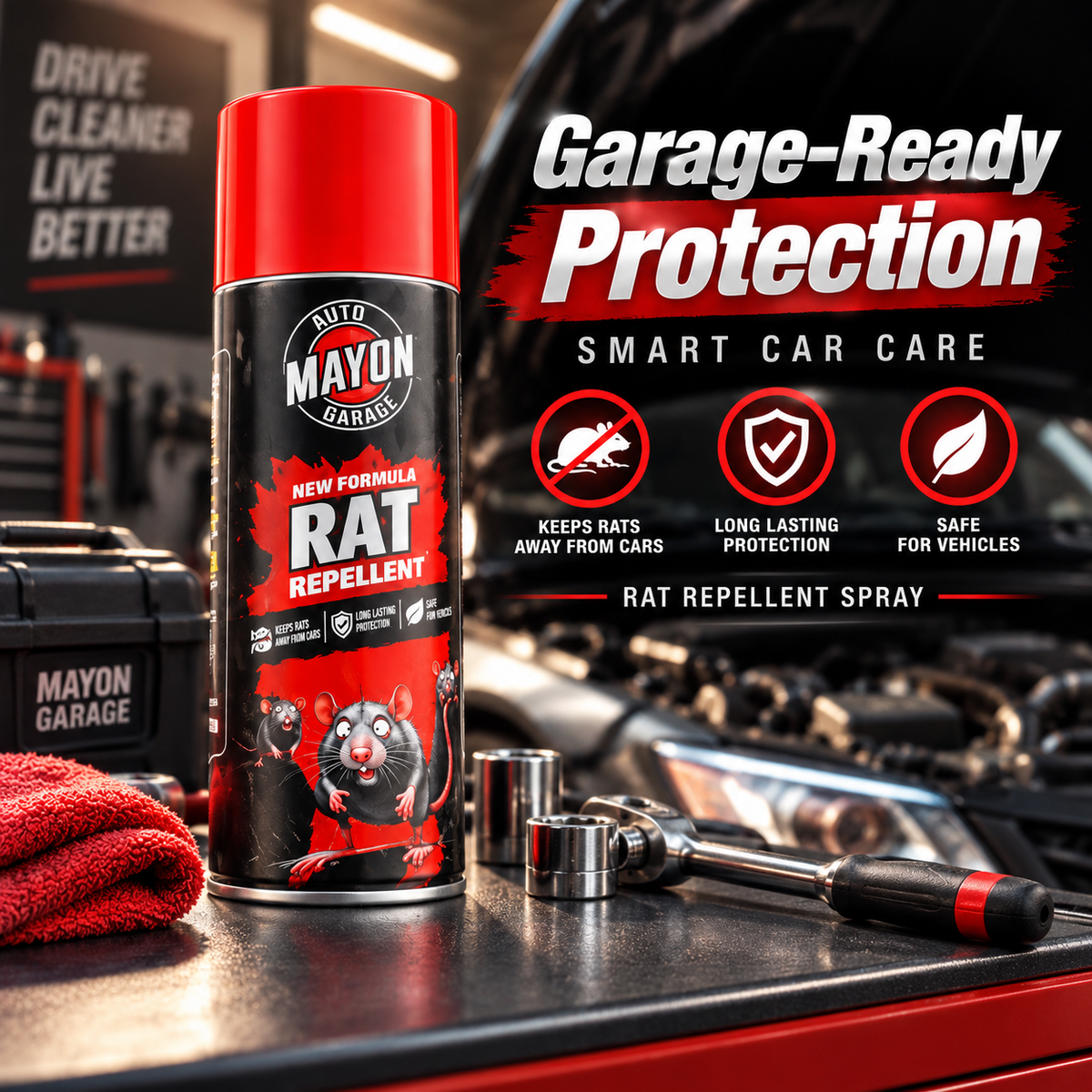 Mayon Garage Rat Repellent Spray
