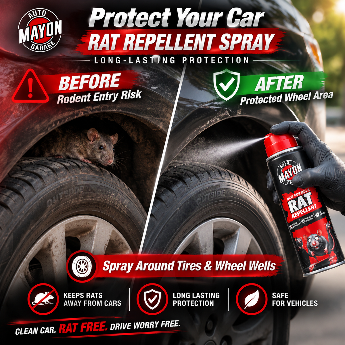 Mayon Garage Rat Repellent Spray