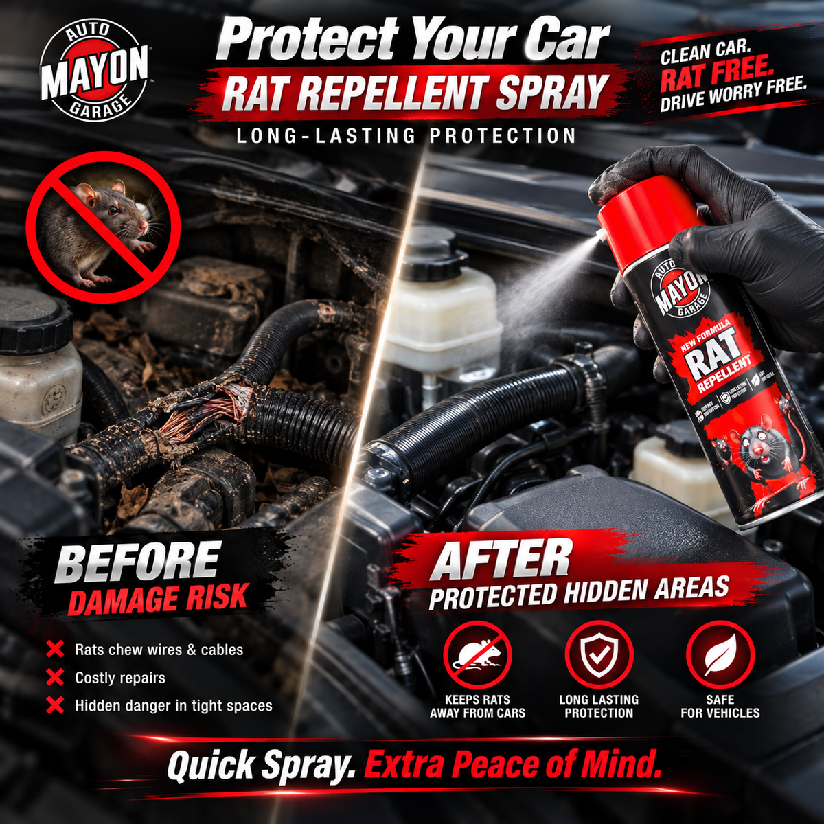 Mayon Garage Rat Repellent Spray