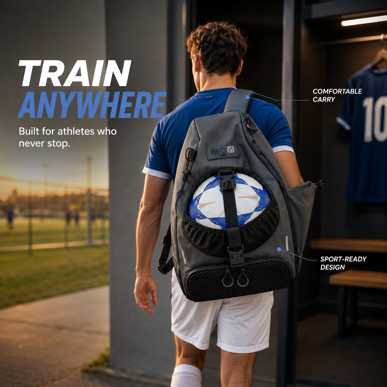 All-in-One Football Training Backpack - ( 🚚 Free Delivery )