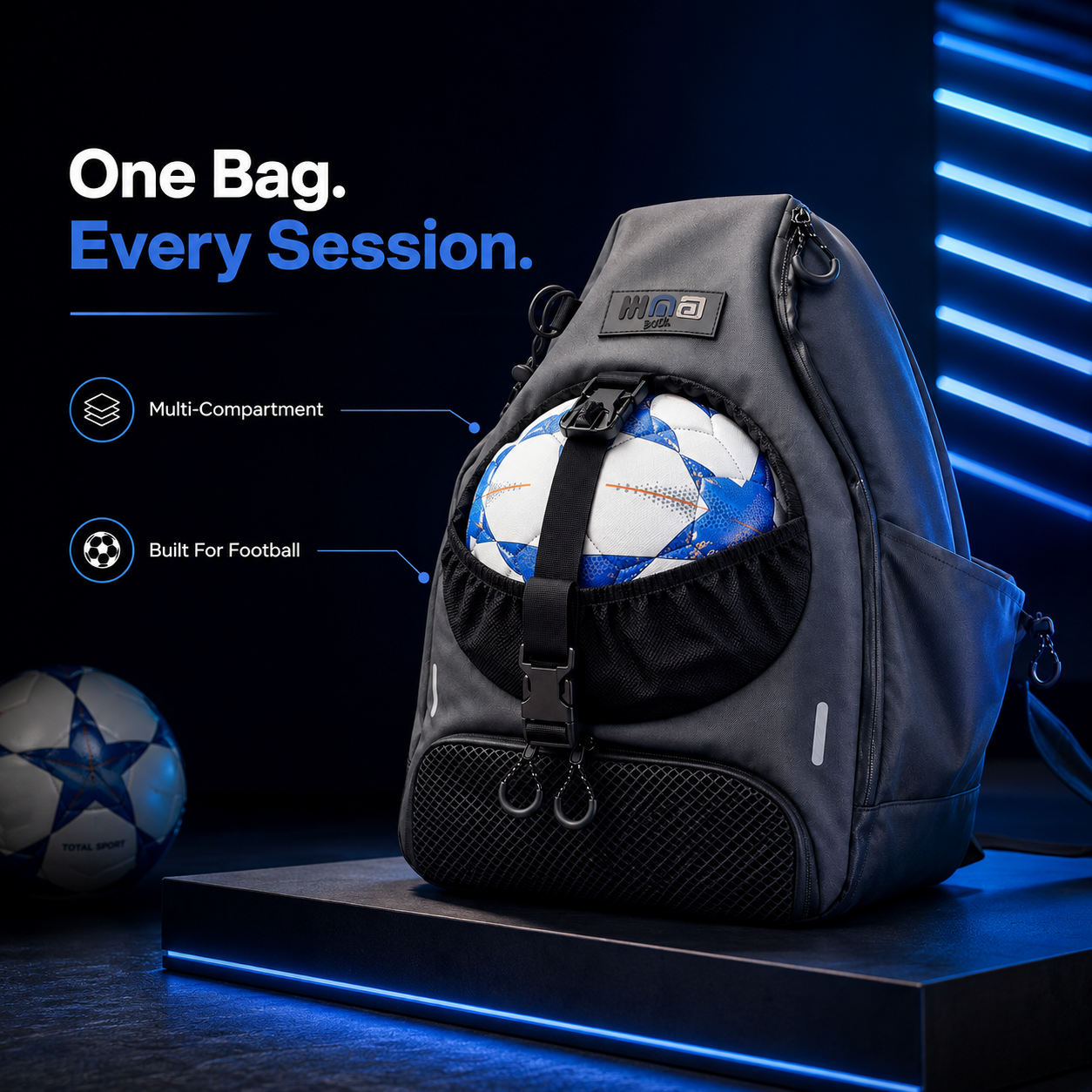 All-in-One Football Training Backpack - ( 🚚 Free Delivery )