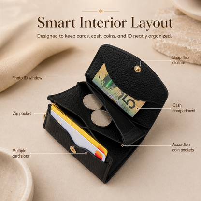 Charm-Fold Women’s Mini Wallet