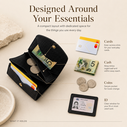 Charm-Fold Women’s Mini Wallet