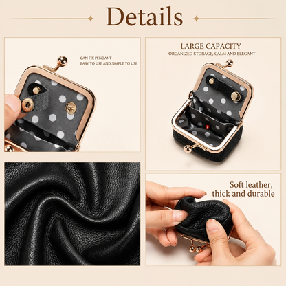 Genuine Leather Mini Jewelry Box