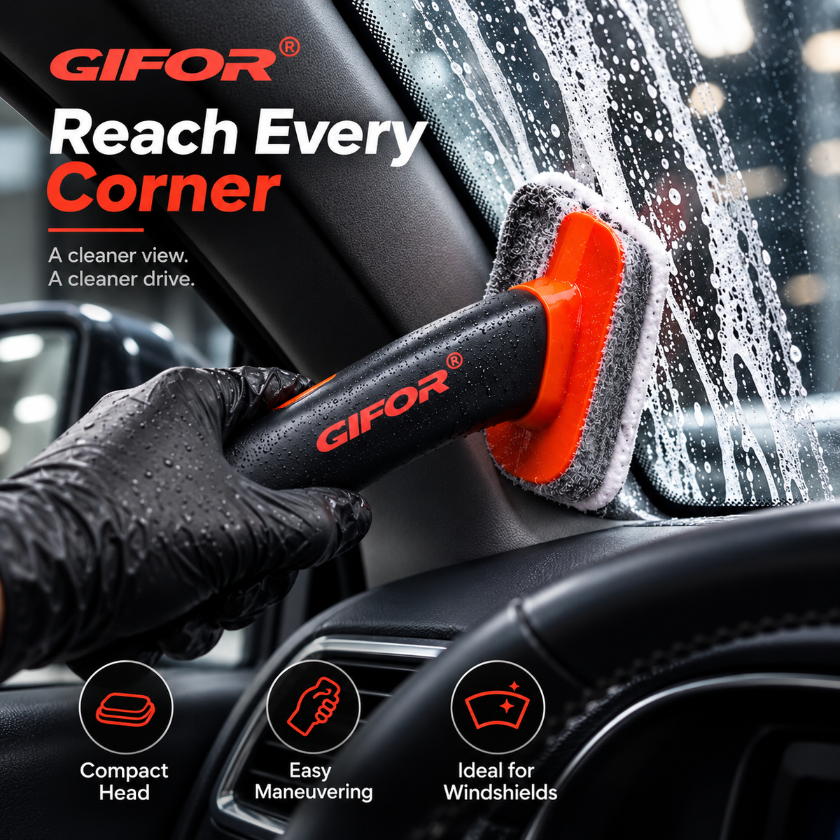 GIFOR Instant Car Window Cleaning Tool