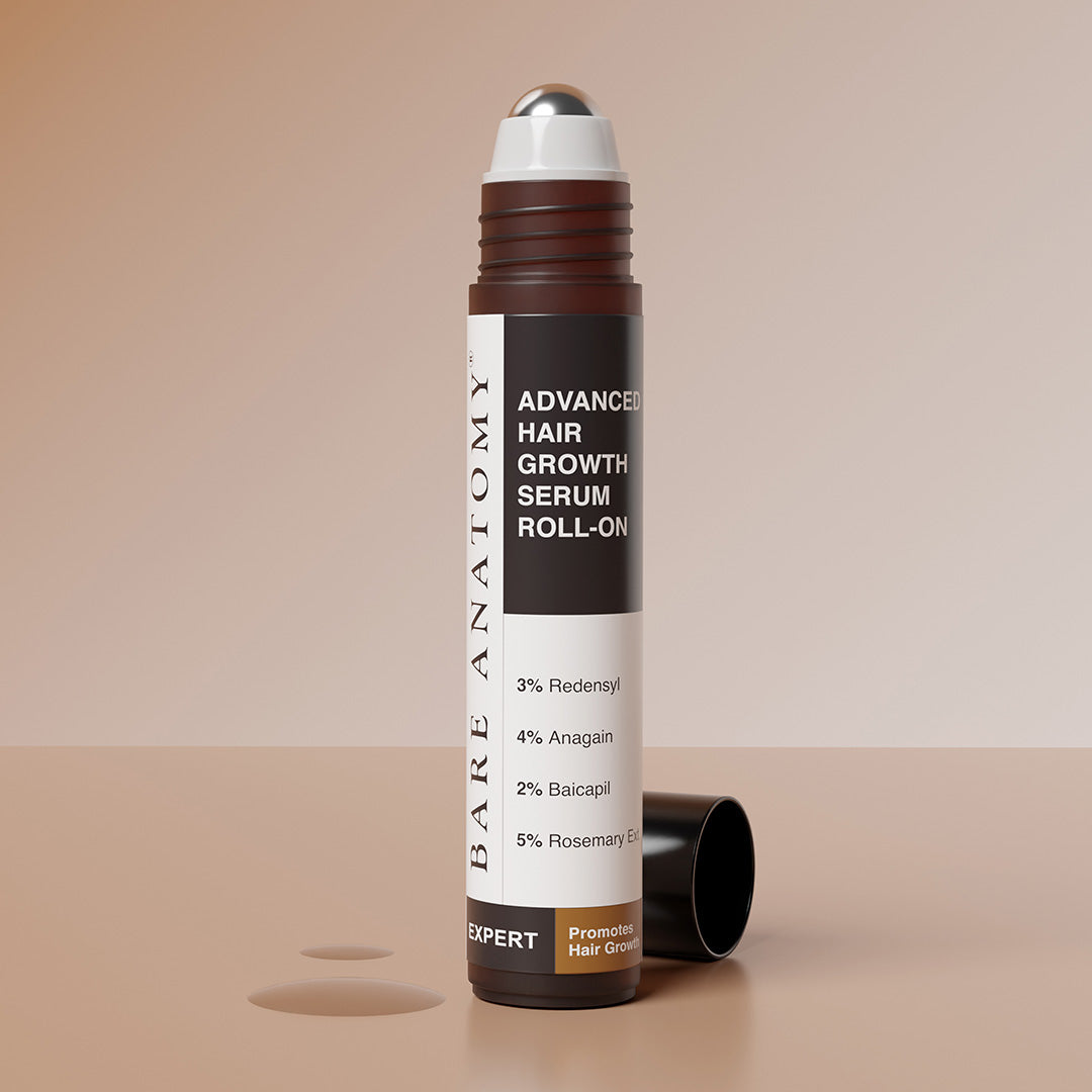Advanced Hair Growth Serum Roll-On With 5% Rosemary, 4% Anagain, & 3% Redensyl - 25 ml