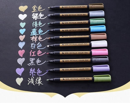 Painting-Magic Colorful Metallic Marker Pens