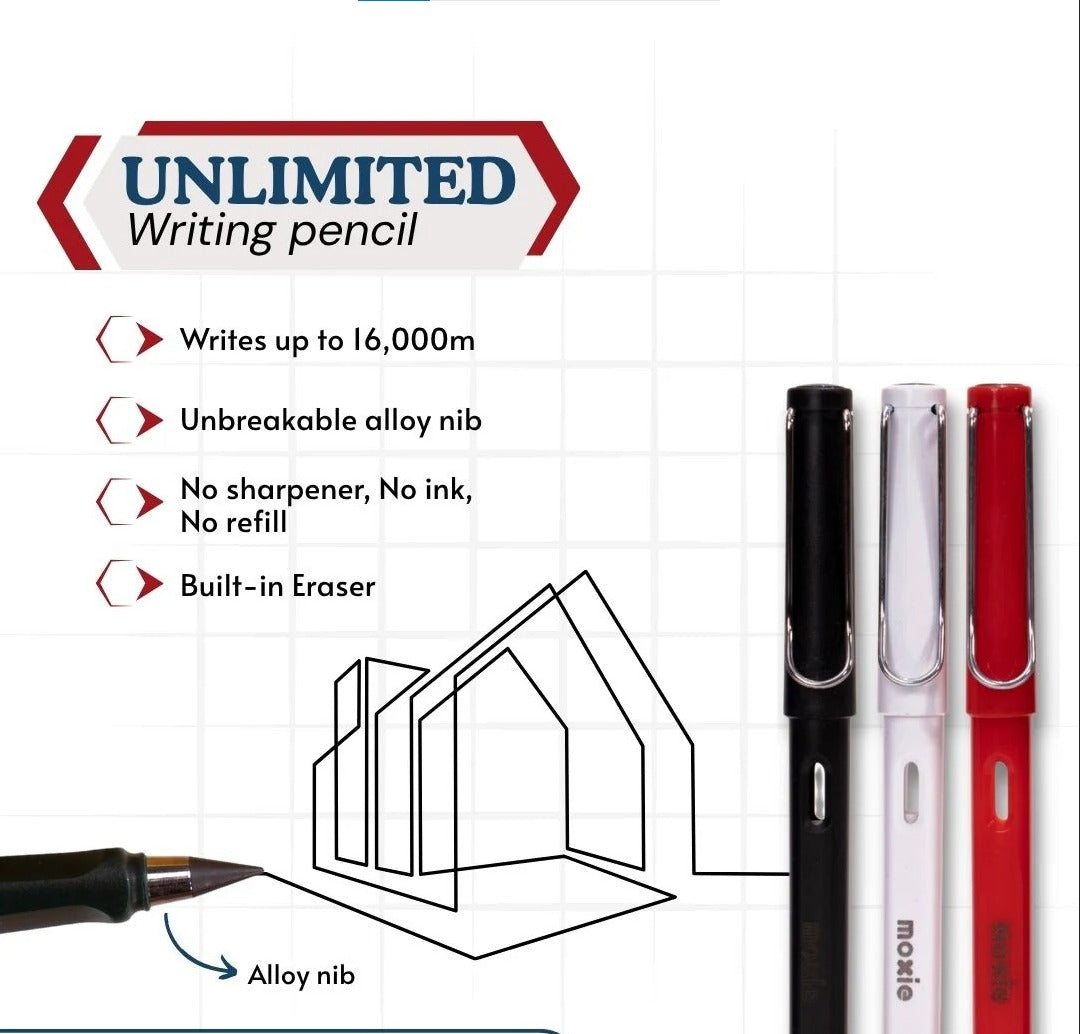 Infinite Inkless Magic Pencil for Writing, Sketching, and Painting