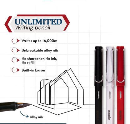 Infinite Inkless Magic Pencil for Writing, Sketching, and Painting