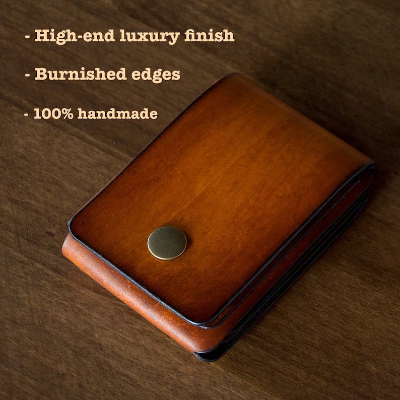 Nelson Handcrafted Full Grain Leather Wallet