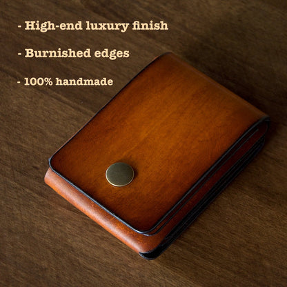 Nelson Handcrafted Full Grain Leather Wallet