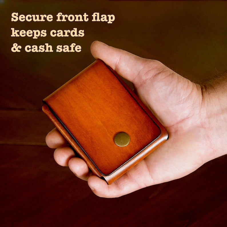 Nelson Handcrafted Full Grain Leather Wallet