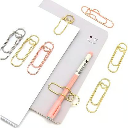 Multifunctional Heart Pen Clips