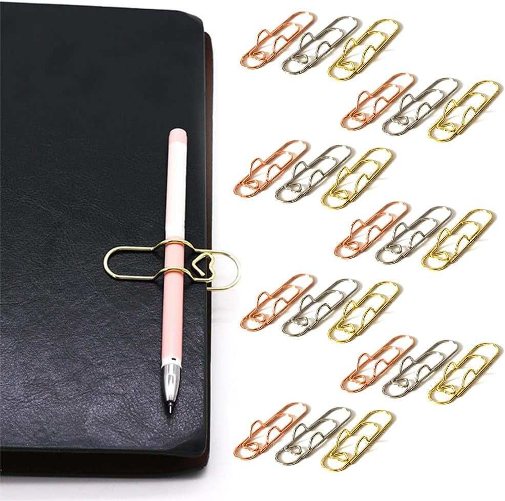 Multifunctional Heart Pen Clips