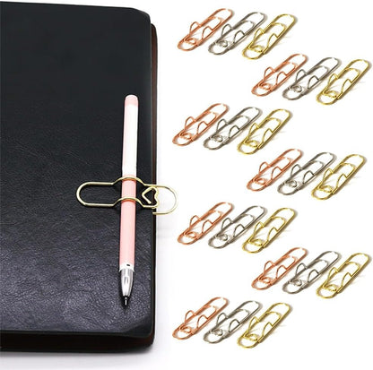 Multifunctional Heart Pen Clips