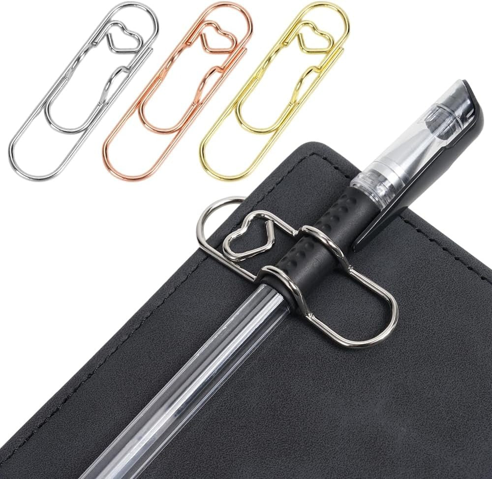 Multifunctional Heart Pen Clips
