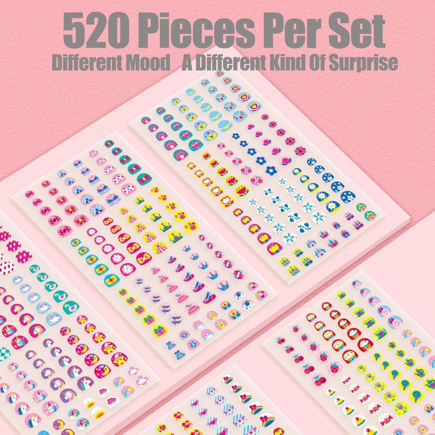 Re-Useable Kids Nail Stickers