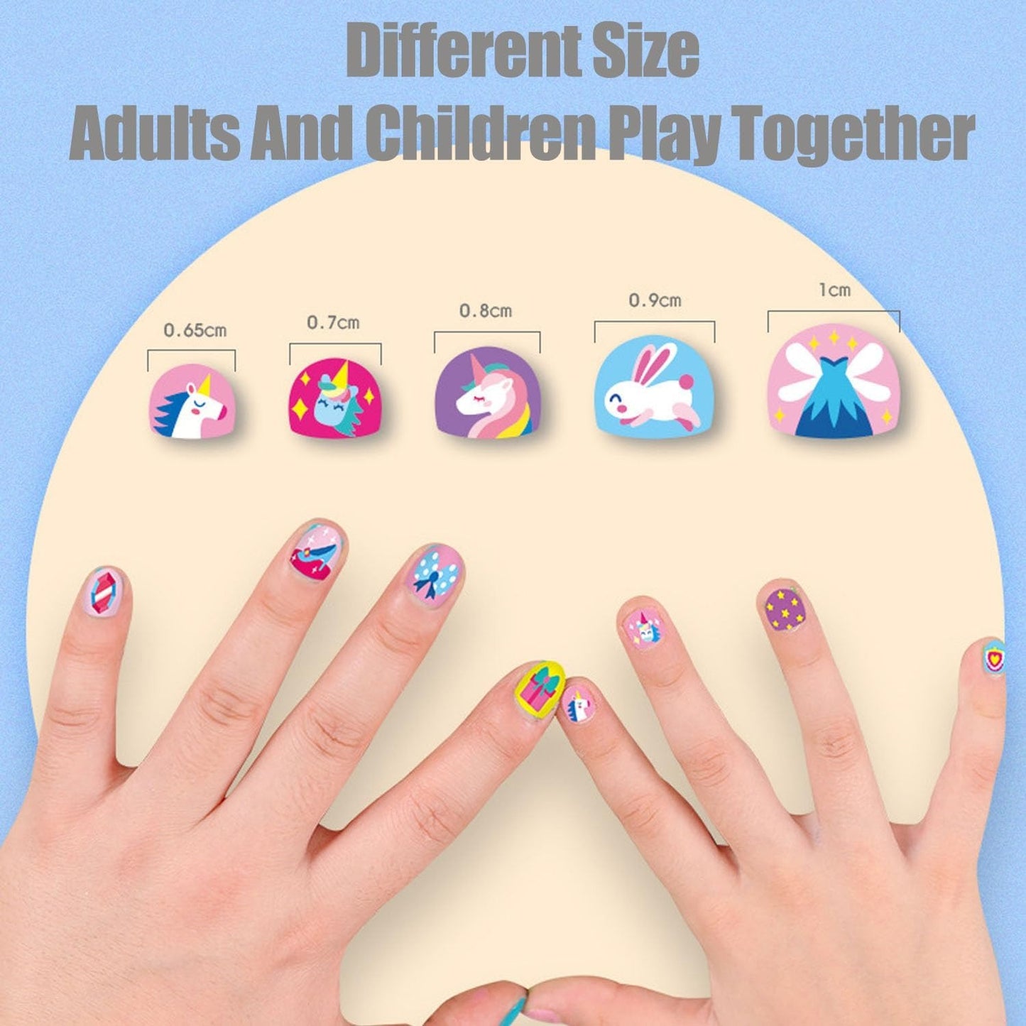 Re-Useable Kids Nail Stickers