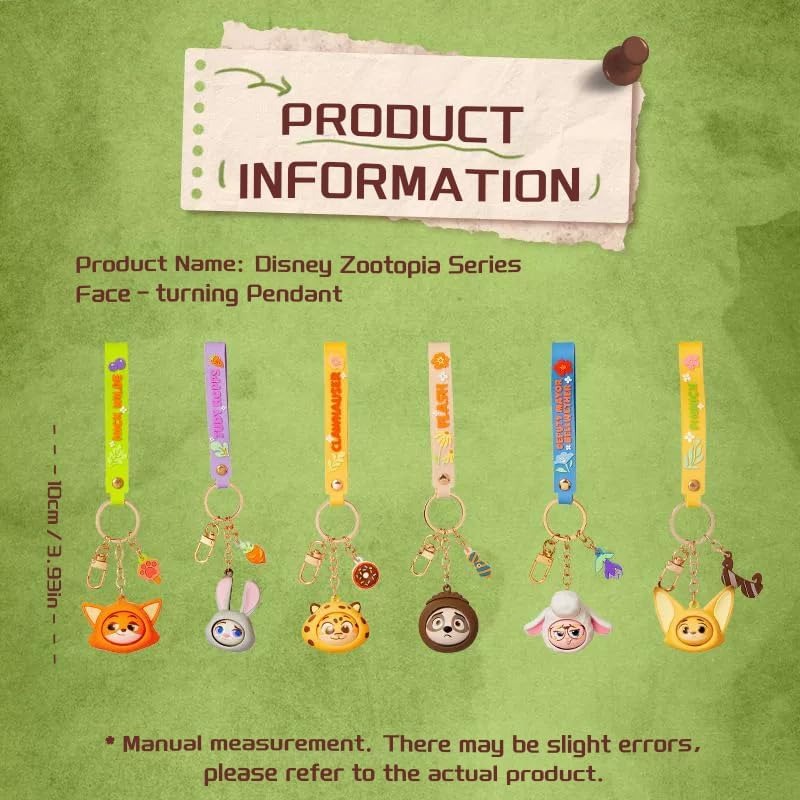 Cute Zootropolis Keychain