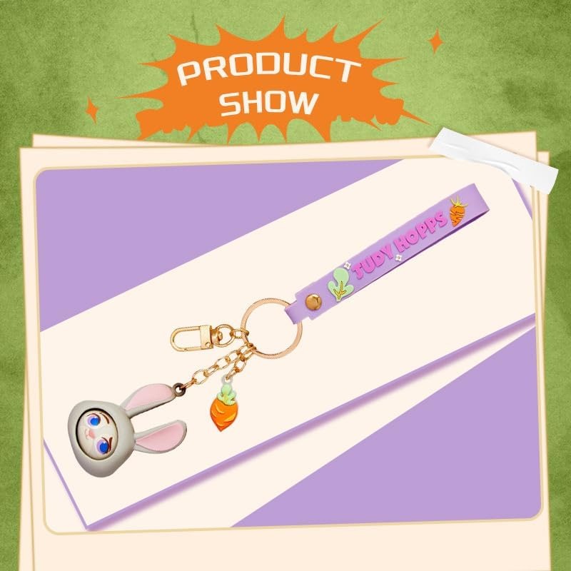 Cute Zootropolis Keychain