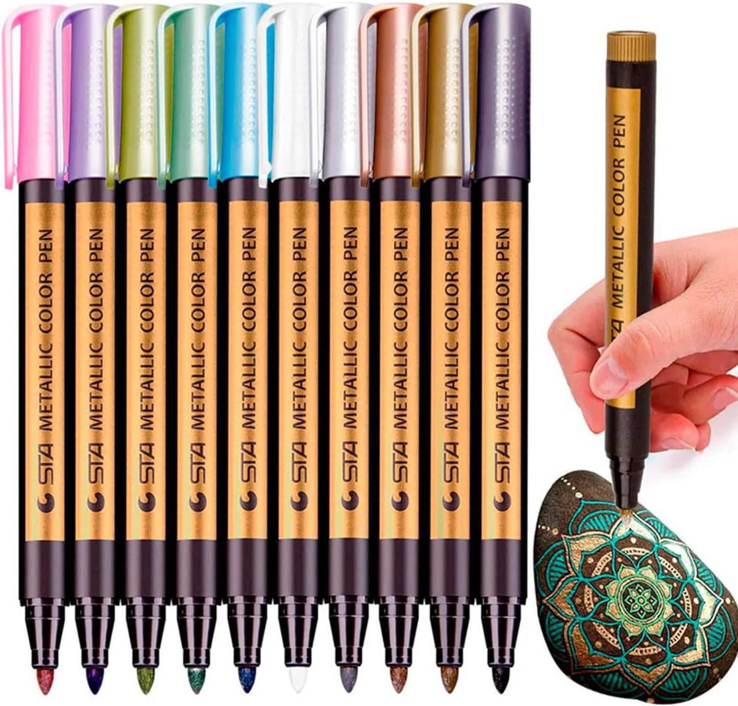 Painting-Magic Colorful Metallic Marker Pens