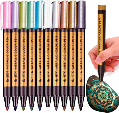 Painting-Magic Colorful Metallic Marker Pens