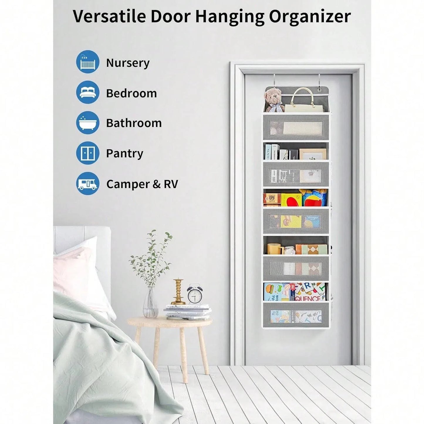 Space-Saving Hanging Storage Rack