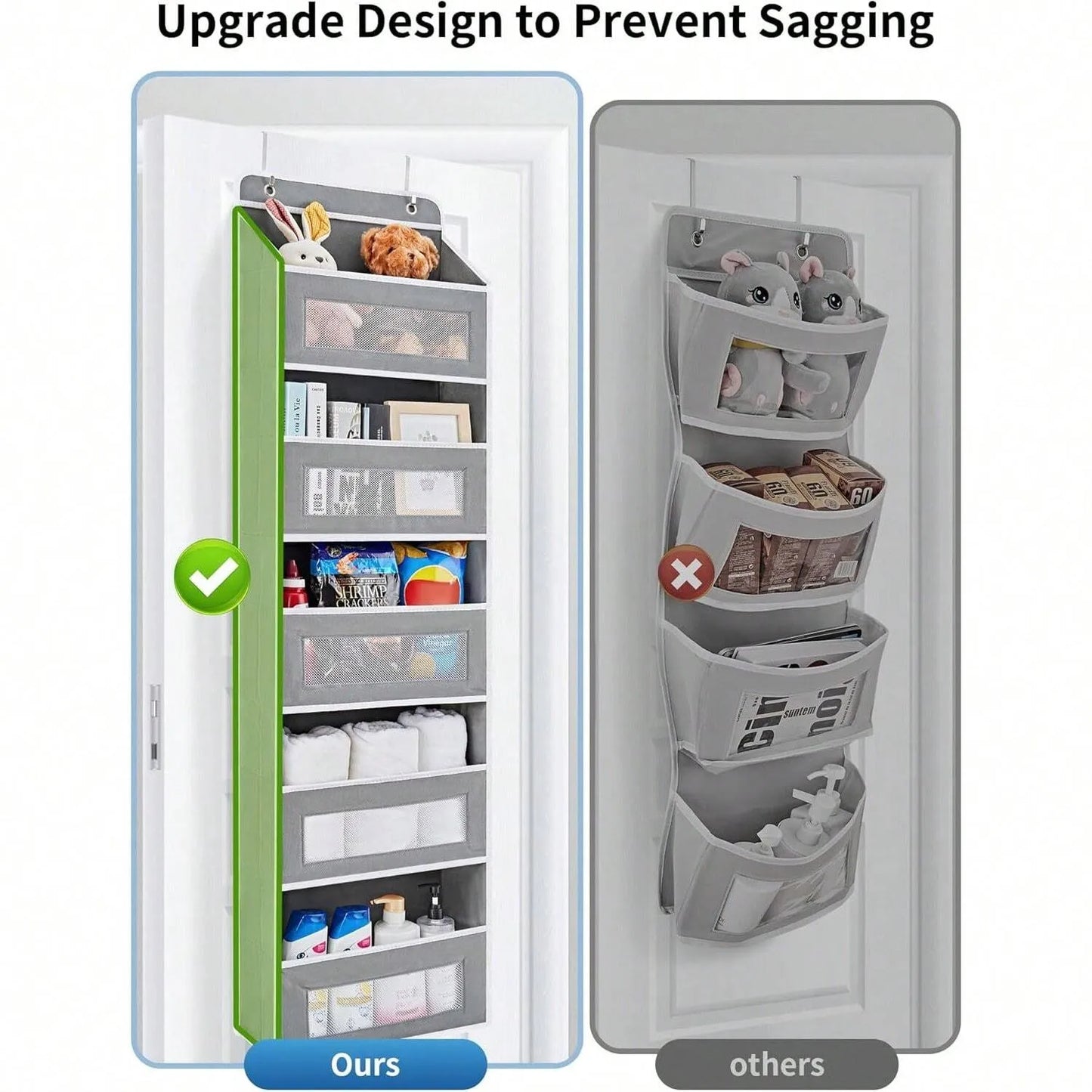 Space-Saving Hanging Storage Rack