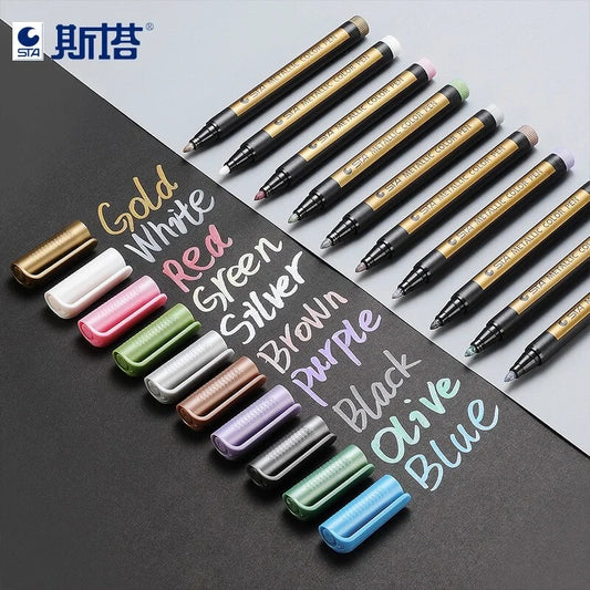 Painting-Magic Colorful Metallic Marker Pens