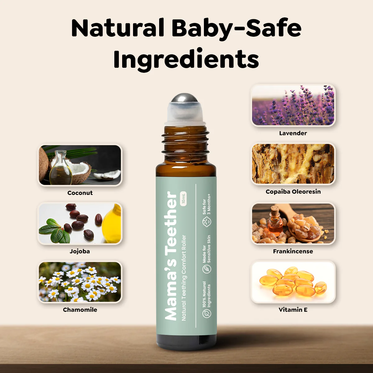 Mama's Soother - Natural Teething Comfort Roller