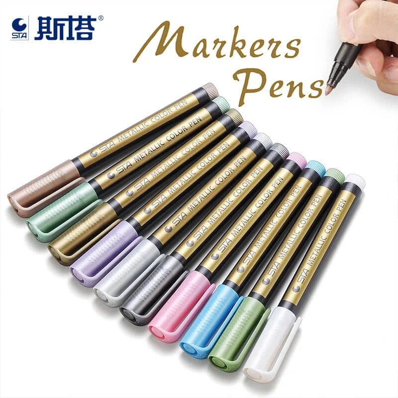Painting-Magic Colorful Metallic Marker Pens