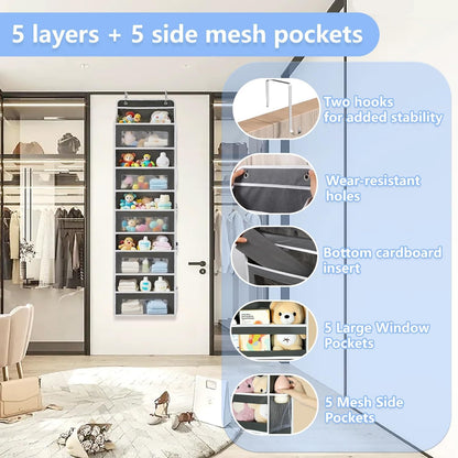 Space-Saving Hanging Storage Rack