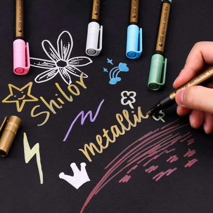 Painting-Magic Colorful Metallic Marker Pens