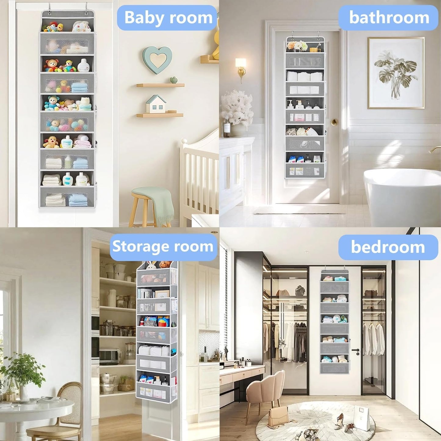 Space-Saving Hanging Storage Rack