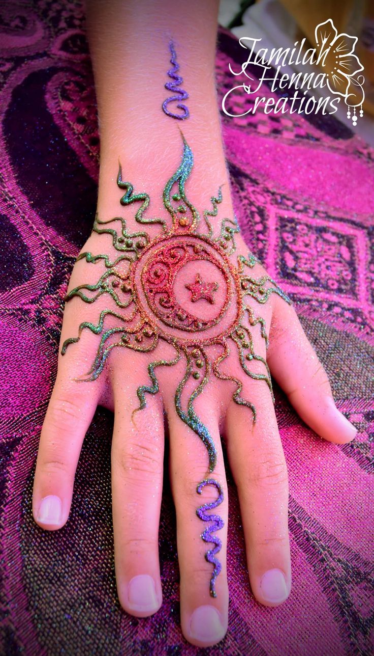 Glitter Mehndi