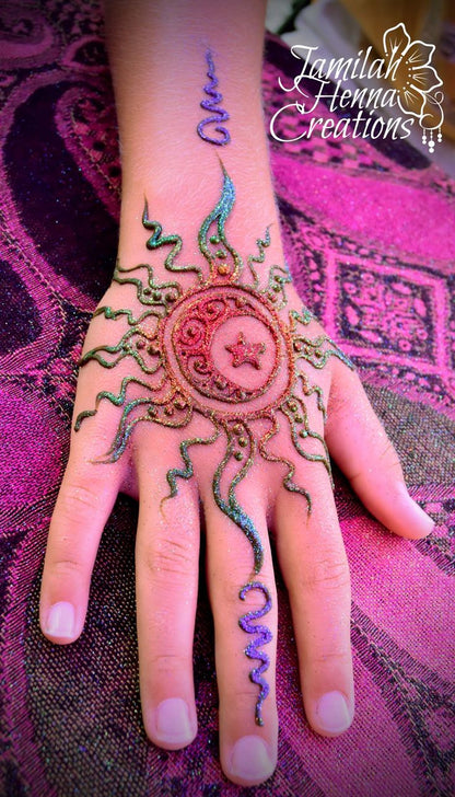 Glitter Mehndi
